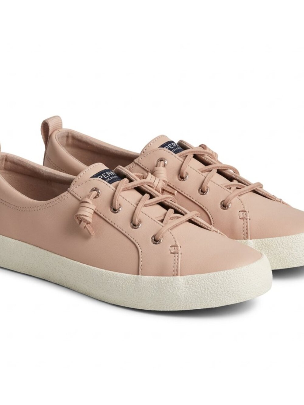 Sperry Top Sider Crest Vibe Leather Sneakers Women’s 9.5 Dusty Rose STS82372 EUC